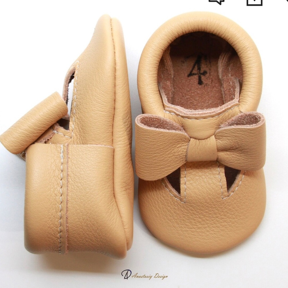 NWB Handmade Baby Moccasins (Etsy)